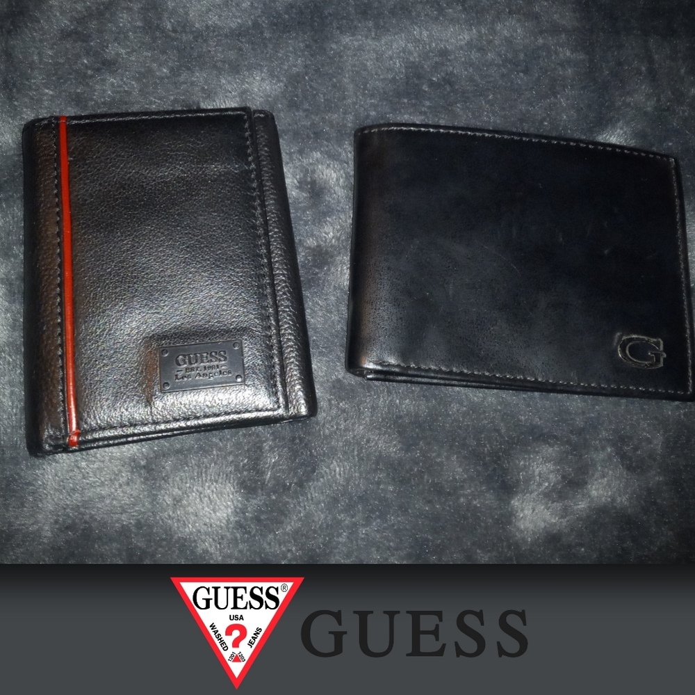 Men's GUESS Leather Wallet Bundle